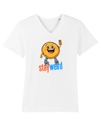 STAY WEIRD - Gogoasa - selfie White