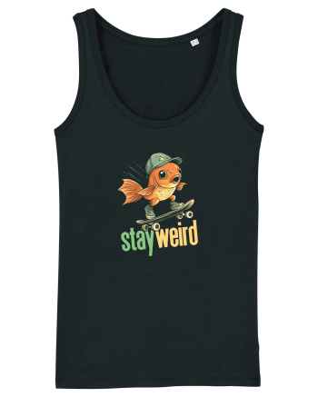 STAY WEIRD - Peste - skateboard Black