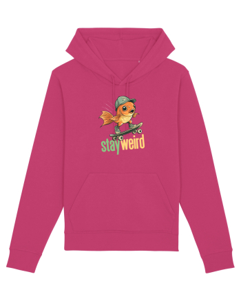 STAY WEIRD - Peste - skateboard Raspberry
