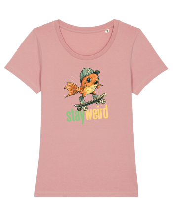 STAY WEIRD - Peste - skateboard Canyon Pink
