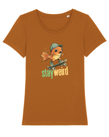 STAY WEIRD - Peste - skateboard Roasted Orange
