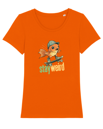 STAY WEIRD - Peste - skateboard Bright Orange