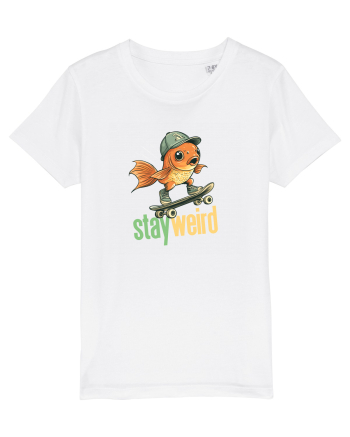 STAY WEIRD - Peste - skateboard White