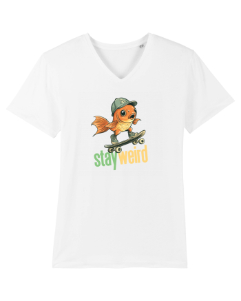 STAY WEIRD - Peste - skateboard White
