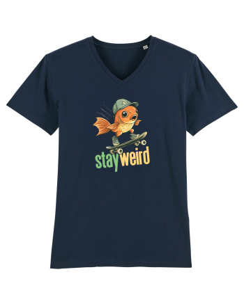 STAY WEIRD - Peste - skateboard French Navy