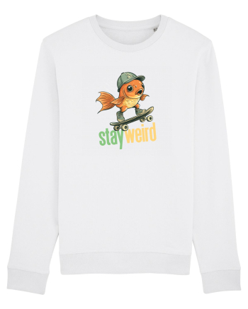 STAY WEIRD - Peste - skateboard White