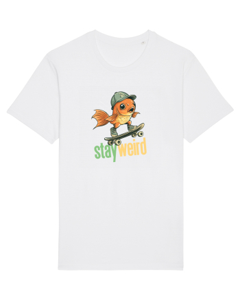 STAY WEIRD - Peste - skateboard White