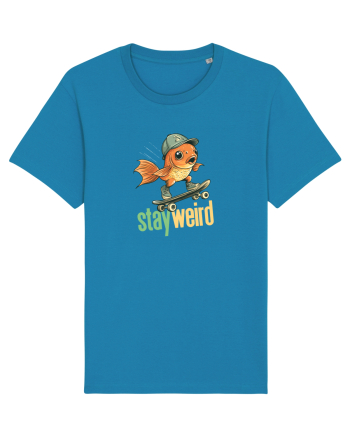 STAY WEIRD - Peste - skateboard Azur