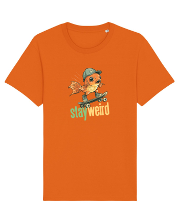 STAY WEIRD - Peste - skateboard Bright Orange