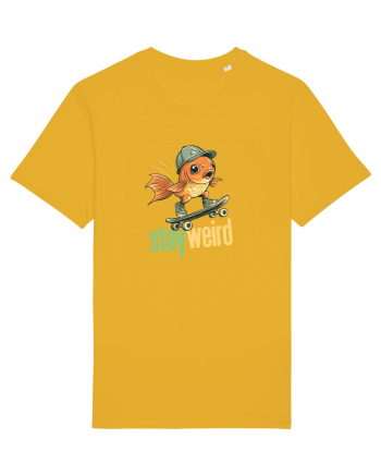 STAY WEIRD - Peste - skateboard Spectra Yellow
