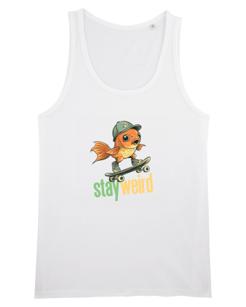 STAY WEIRD - Peste - skateboard White