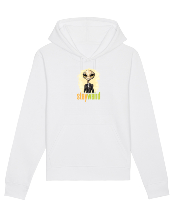 STAY WEIRD - Extraterestru - costum & cravata White