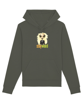 STAY WEIRD - Extraterestru - costum & cravata Khaki