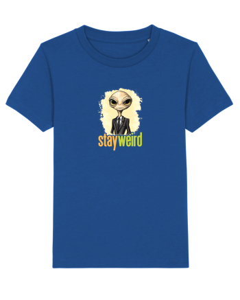 STAY WEIRD - Extraterestru - costum & cravata Majorelle Blue