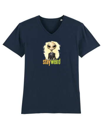 STAY WEIRD - Extraterestru - costum & cravata French Navy