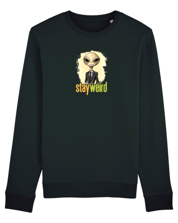 STAY WEIRD - Extraterestru - costum & cravata Black