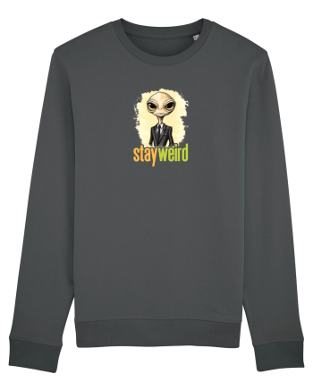 STAY WEIRD - Extraterestru - costum & cravata Anthracite