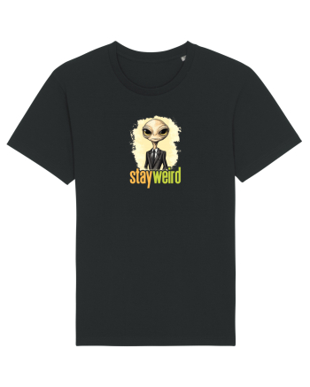 STAY WEIRD - Extraterestru - costum & cravata Black