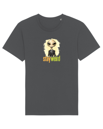 STAY WEIRD - Extraterestru - costum & cravata Anthracite