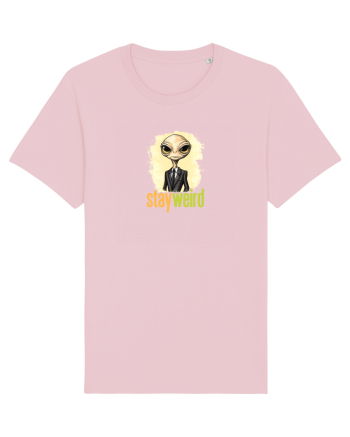 STAY WEIRD - Extraterestru - costum & cravata Cotton Pink