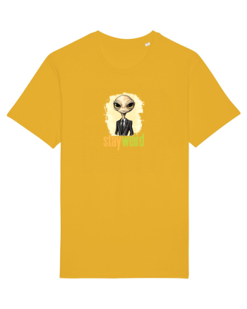 STAY WEIRD - Extraterestru - costum & cravata Spectra Yellow