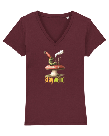 STAY WEIRD - Omida - Alice Burgundy