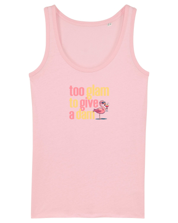 TOO GLAM TO GIVE A DAM Flamingo Cotton Pink