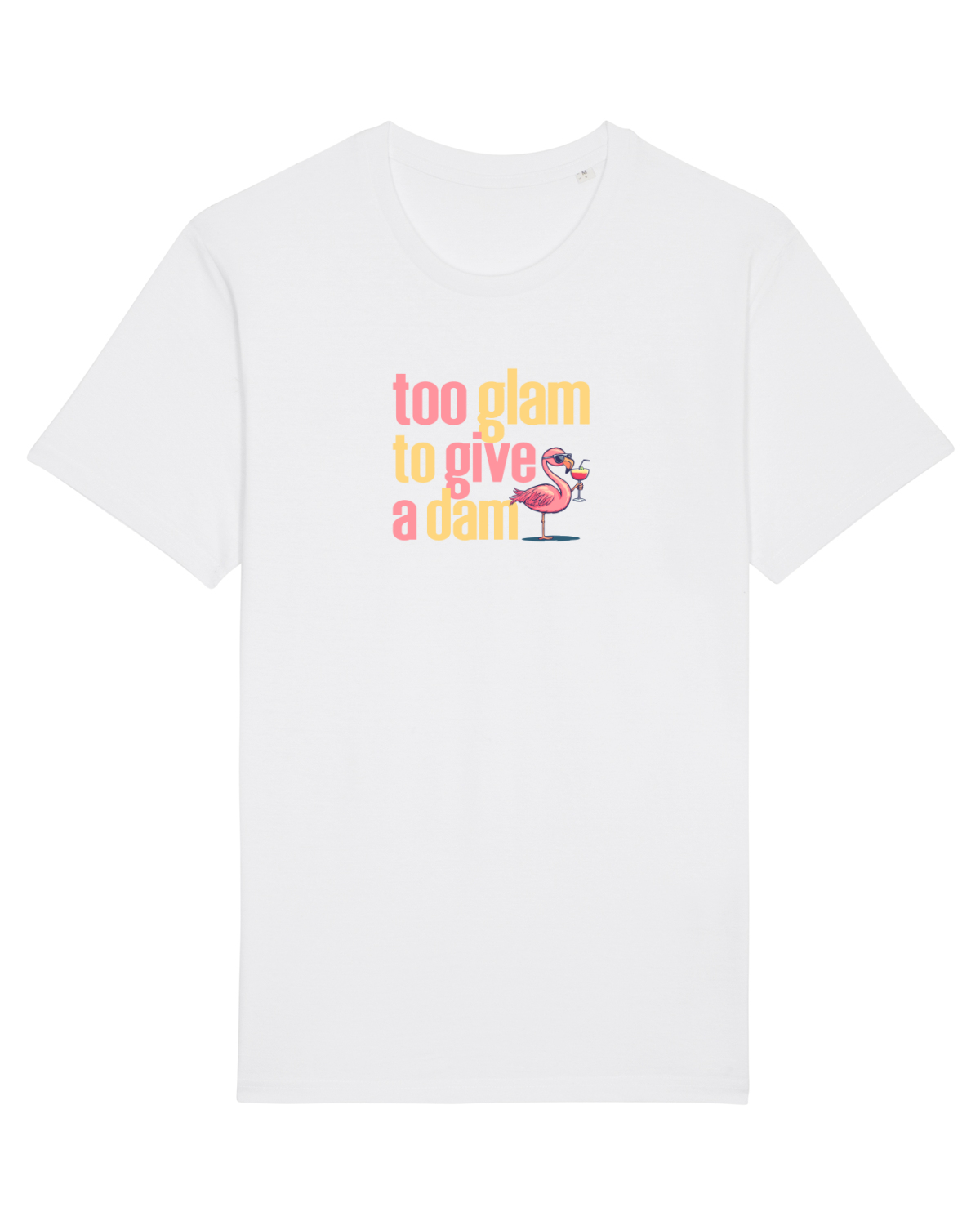 Tricou mânecă scurtă Unisex Rocker White