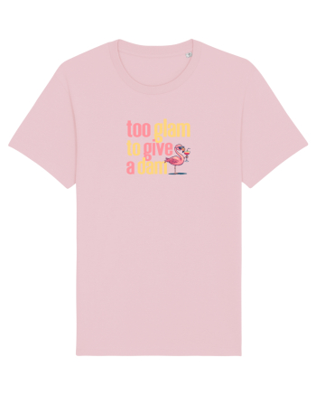 TOO GLAM TO GIVE A DAM Flamingo Cotton Pink