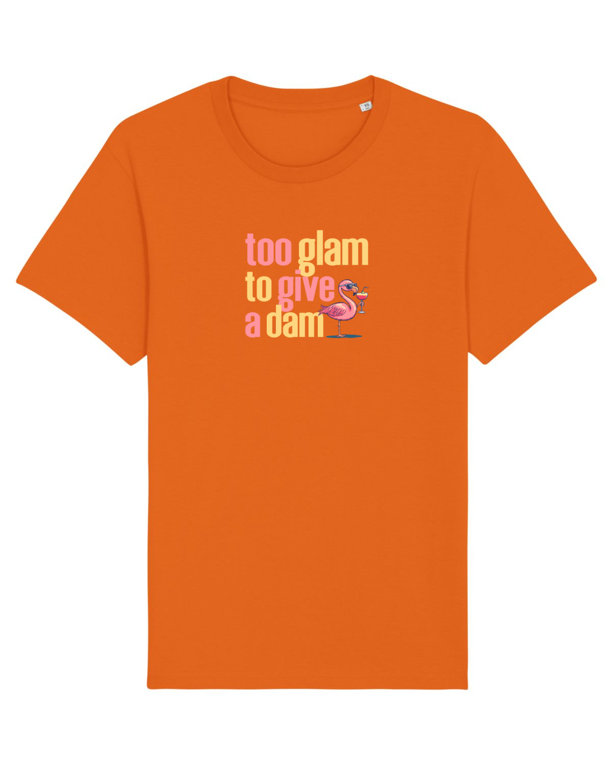Tricou mânecă scurtă Unisex Rocker Bright Orange