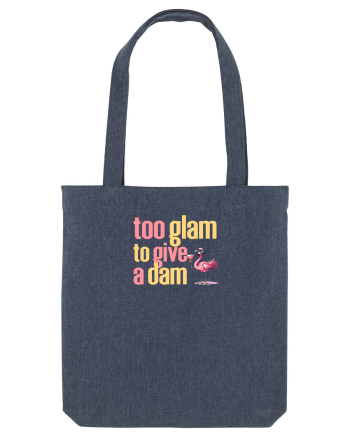 TOO GLAM TO GIVE A DAM Flamingo 2 Midnight Blue