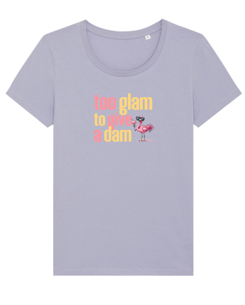 TOO GLAM TO GIVE A DAM Flamingo 2 Lavender