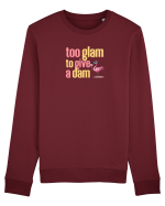 TOO GLAM TO GIVE A DAM Flamingo 2 Bluză mânecă lungă Unisex Rise