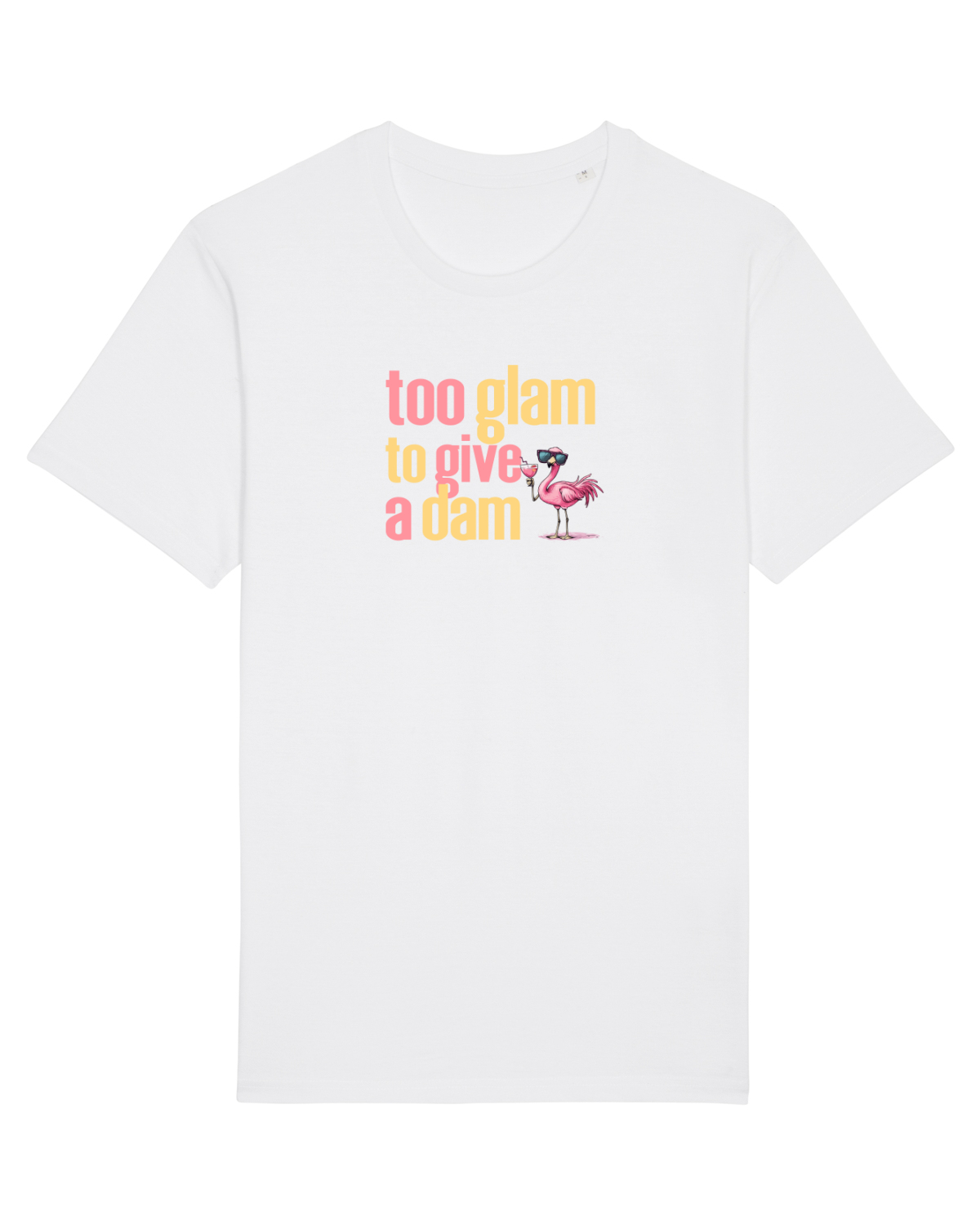 Tricou mânecă scurtă Unisex Rocker White