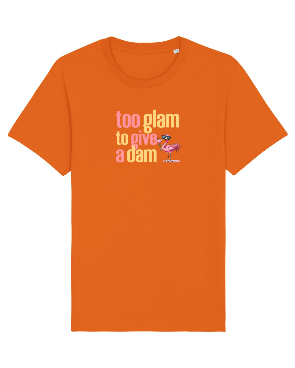 Tricou mânecă scurtă Unisex Rocker Bright Orange