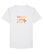 TOO GLAM TO GIVE A DAM Flamingo 2 Tricou mânecă scurtă guler larg Bărbat Skater