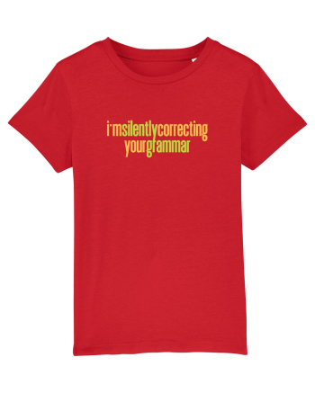 I`M SILENTLY CORRECTING YOUR GRAMMAR Red