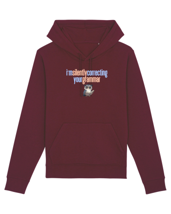 I`M SILENTLY CORRECTING YOUR GRAMMAR 2 Burgundy