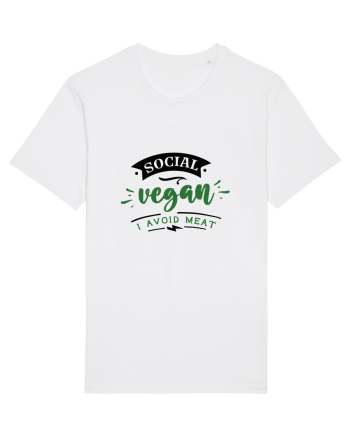 Social Vegan White