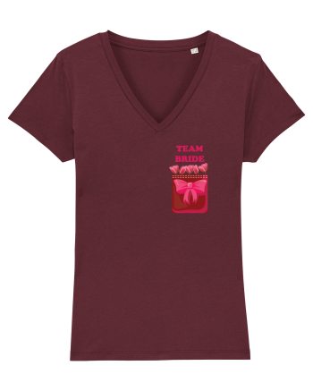 TEAM BRIDE (pocket) Burgundy