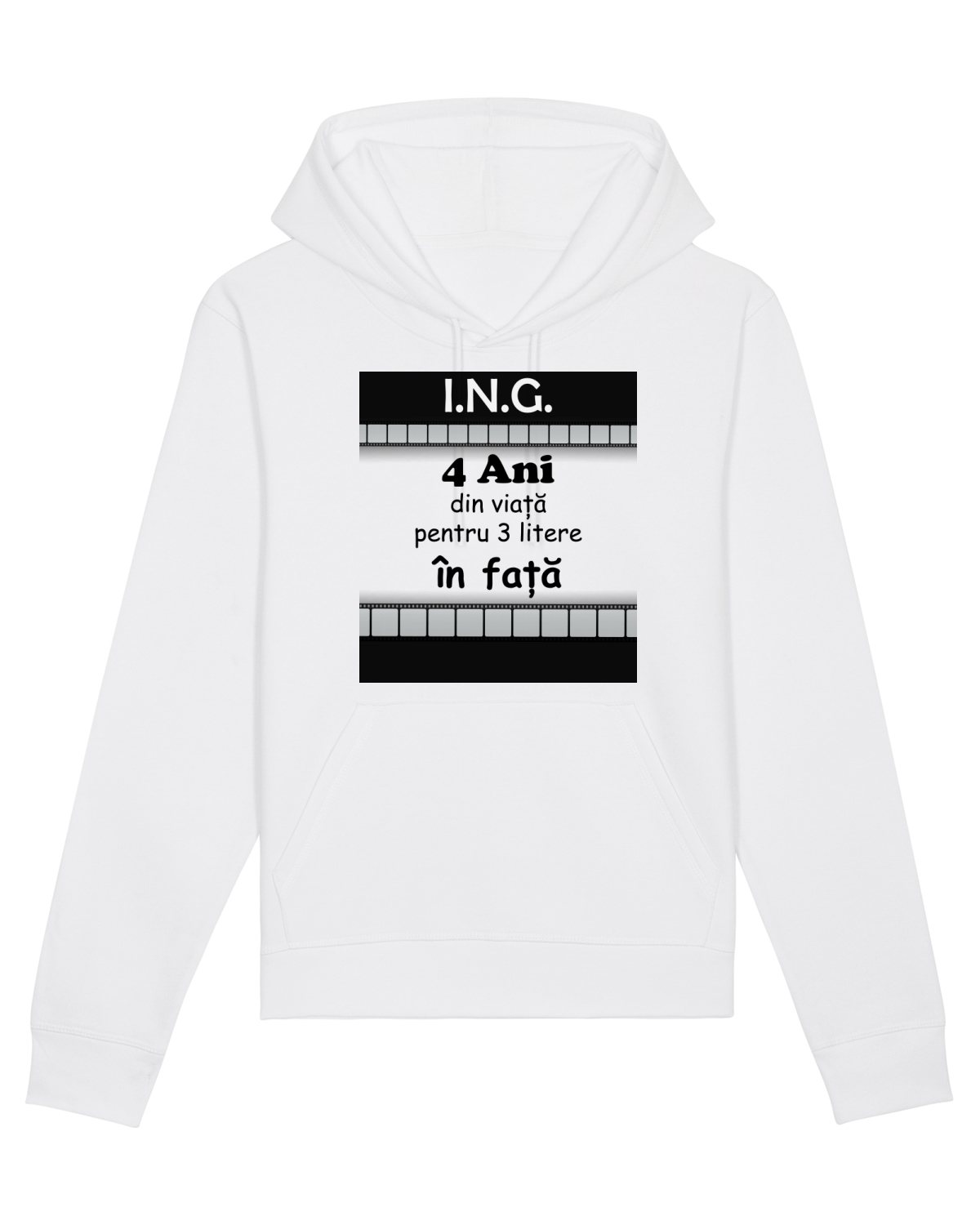 Hanorac Unisex Drummer White