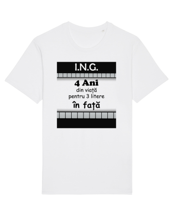 Inginer 4 ani din viață pentru 3 litere în față White