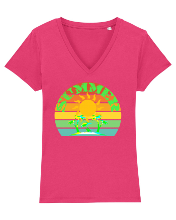 Summer Beach Sunset Raspberry