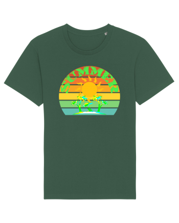 Summer Beach Sunset Bottle Green