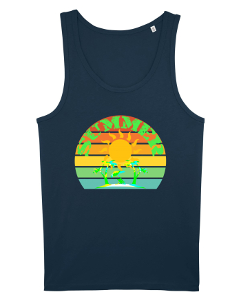 Summer Beach Sunset Navy
