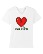 Just Rip It Tricou mânecă scurtă guler V Bărbat Presenter