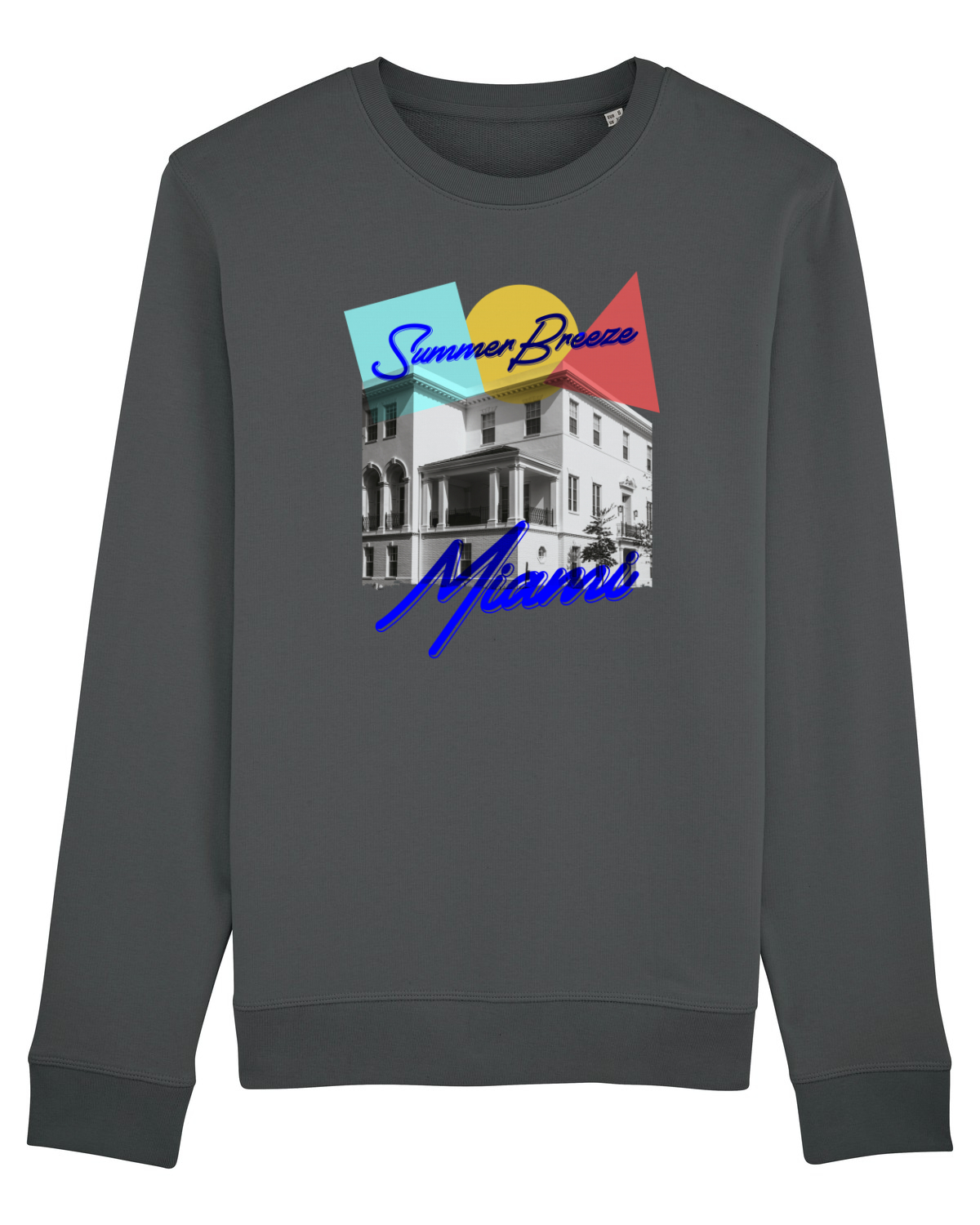 Bluză mânecă lungă Unisex Rise Anthracite