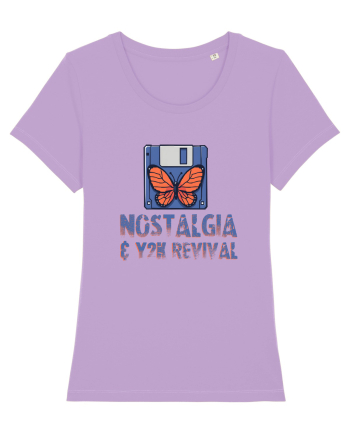 Y2K Throwback Tee Lavender Dawn