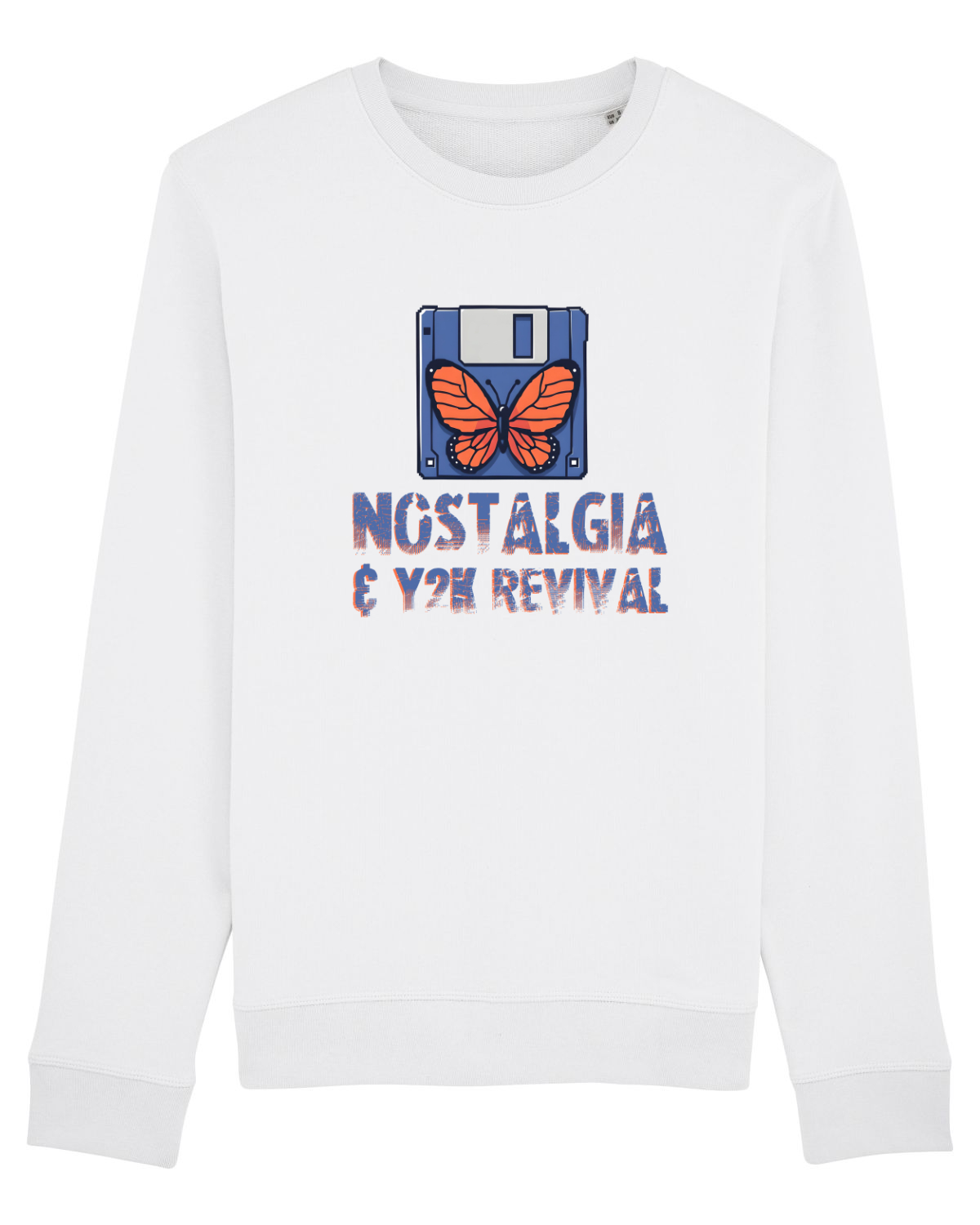 Bluză mânecă lungă Unisex Rise White