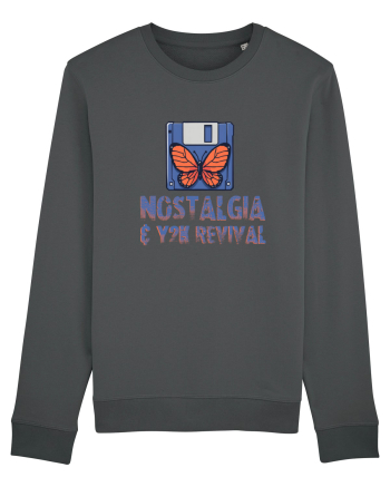 Y2K Throwback Tee Anthracite